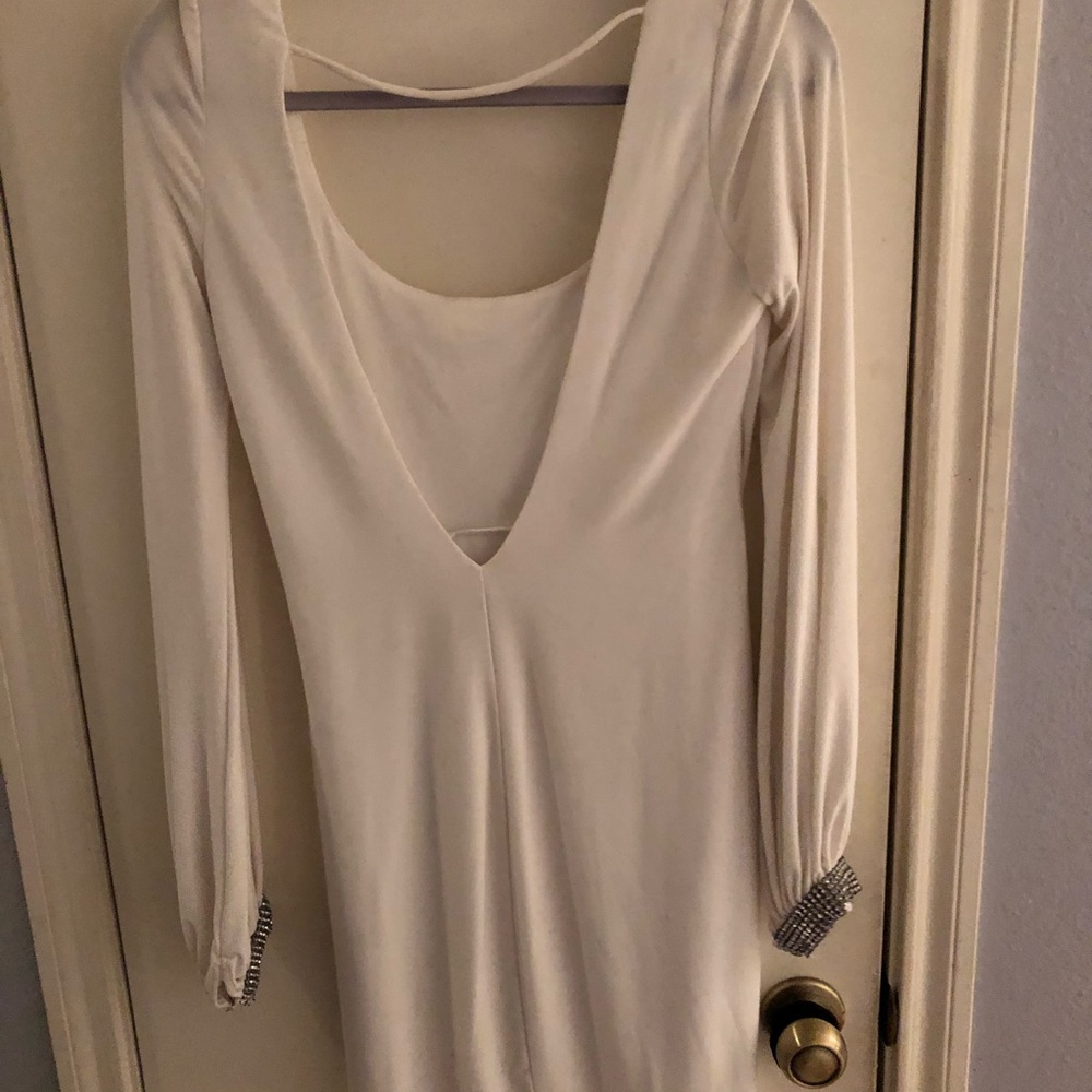 Gorgeous sexy white party/ occasion dress